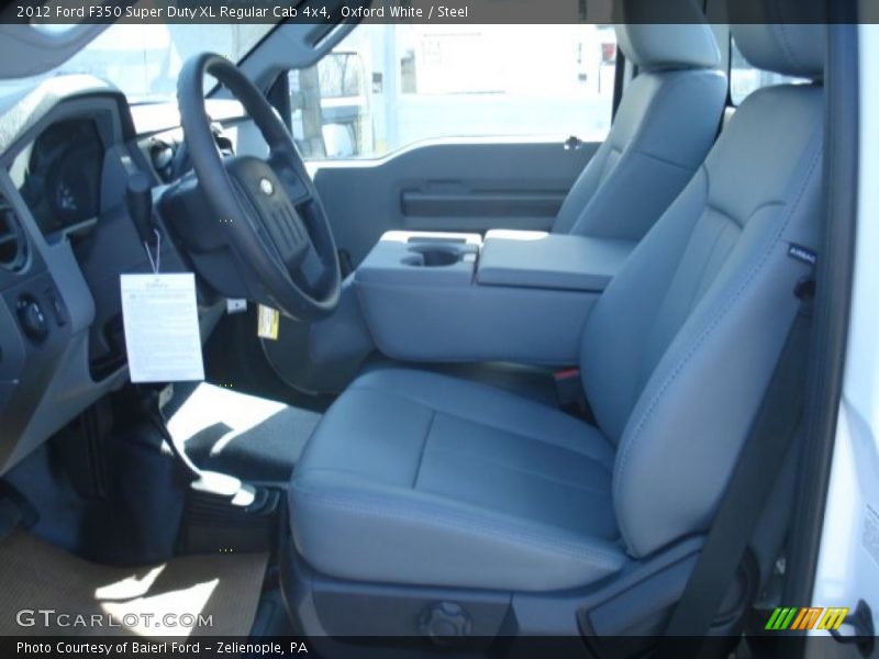 Oxford White / Steel 2012 Ford F350 Super Duty XL Regular Cab 4x4