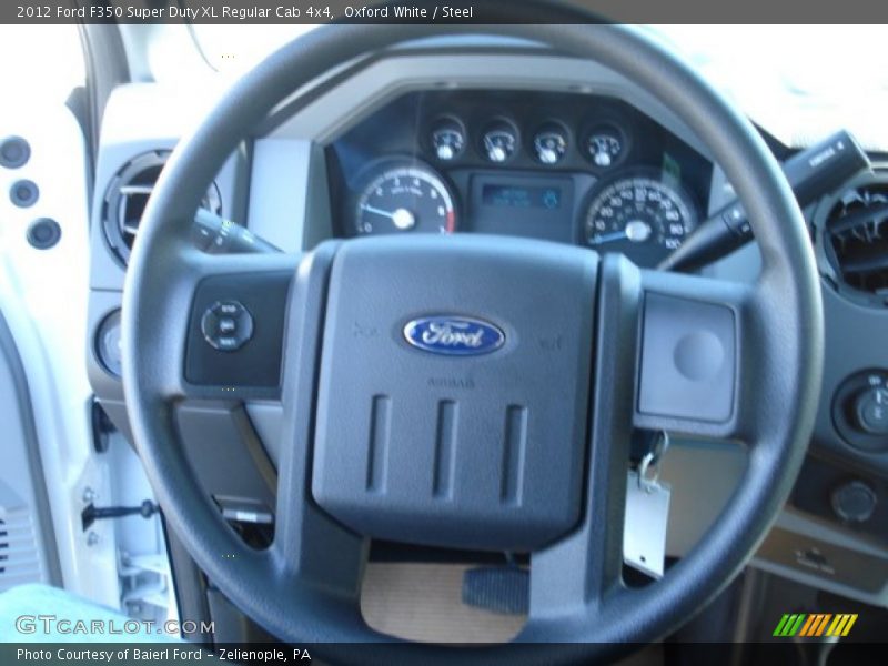 Oxford White / Steel 2012 Ford F350 Super Duty XL Regular Cab 4x4