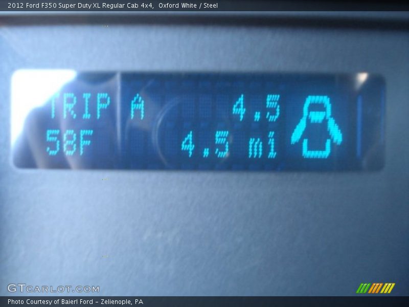 Oxford White / Steel 2012 Ford F350 Super Duty XL Regular Cab 4x4