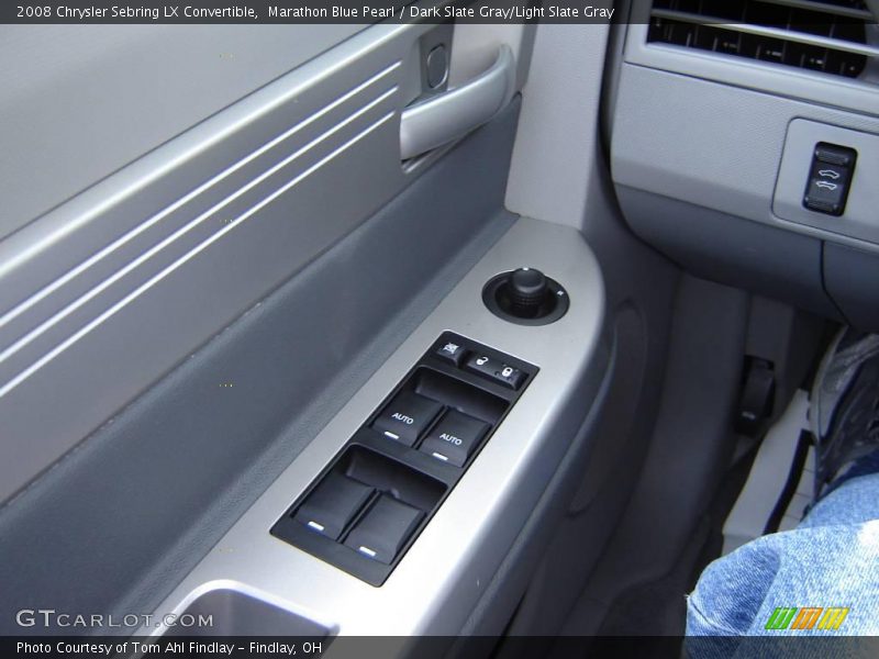 Marathon Blue Pearl / Dark Slate Gray/Light Slate Gray 2008 Chrysler Sebring LX Convertible