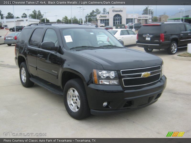 Black Granite Metallic / Light Cashmere/Dark Cashmere 2011 Chevrolet Tahoe LT 4x4