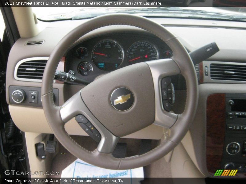 Black Granite Metallic / Light Cashmere/Dark Cashmere 2011 Chevrolet Tahoe LT 4x4