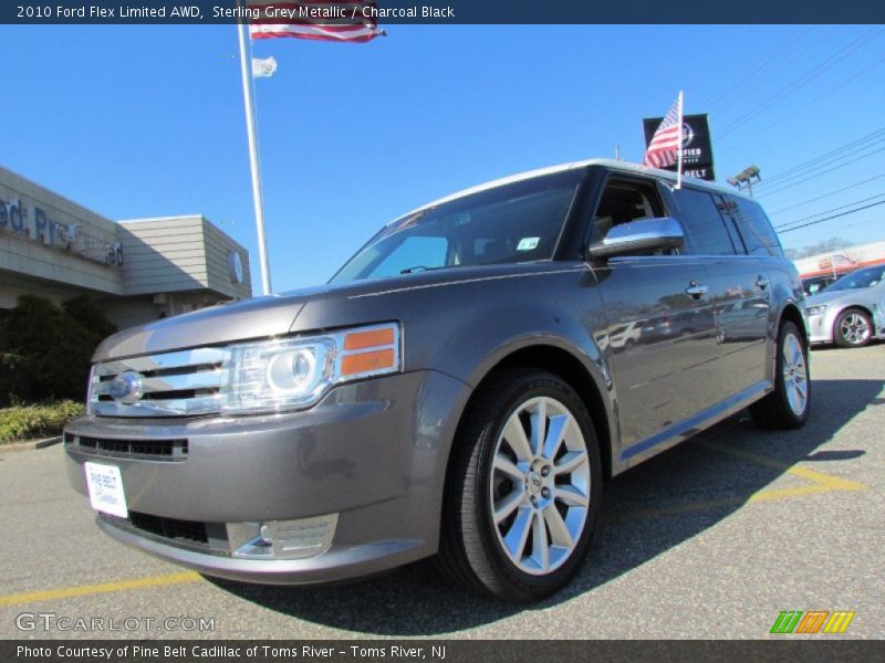Sterling Grey Metallic / Charcoal Black 2010 Ford Flex Limited AWD