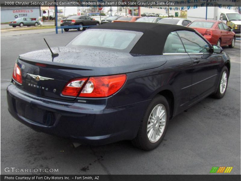Modern Blue Pearl / Dark Slate Gray/Light Slate Gray 2008 Chrysler Sebring Touring Convertible
