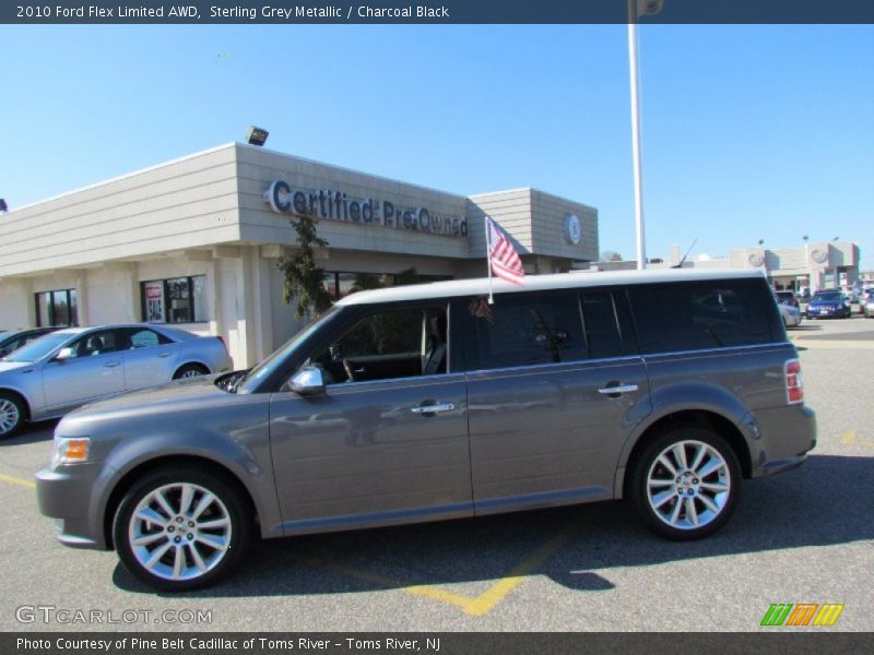 Sterling Grey Metallic / Charcoal Black 2010 Ford Flex Limited AWD