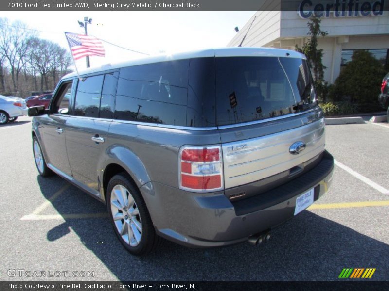 Sterling Grey Metallic / Charcoal Black 2010 Ford Flex Limited AWD