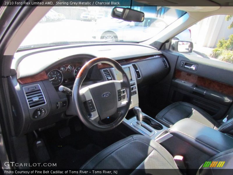 Sterling Grey Metallic / Charcoal Black 2010 Ford Flex Limited AWD