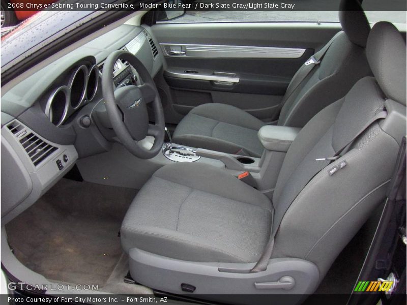 Modern Blue Pearl / Dark Slate Gray/Light Slate Gray 2008 Chrysler Sebring Touring Convertible