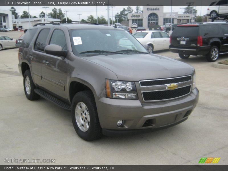 Taupe Gray Metallic / Ebony 2011 Chevrolet Tahoe LT 4x4