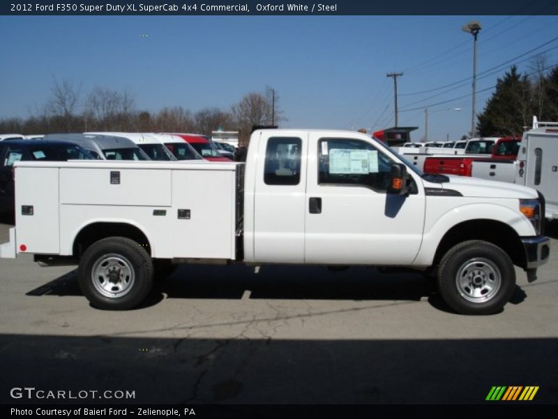  2012 F350 Super Duty XL SuperCab 4x4 Commercial Oxford White