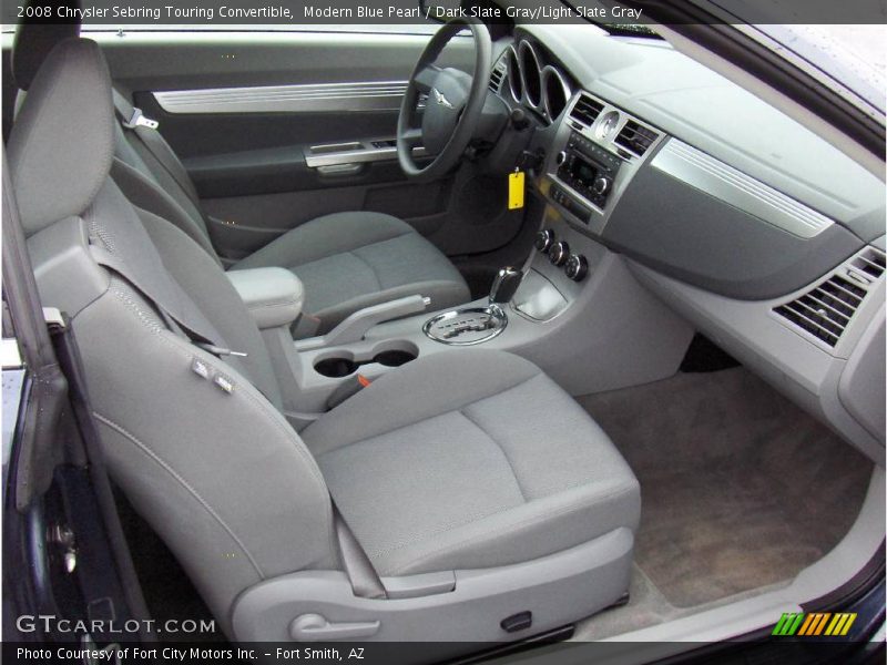 Modern Blue Pearl / Dark Slate Gray/Light Slate Gray 2008 Chrysler Sebring Touring Convertible