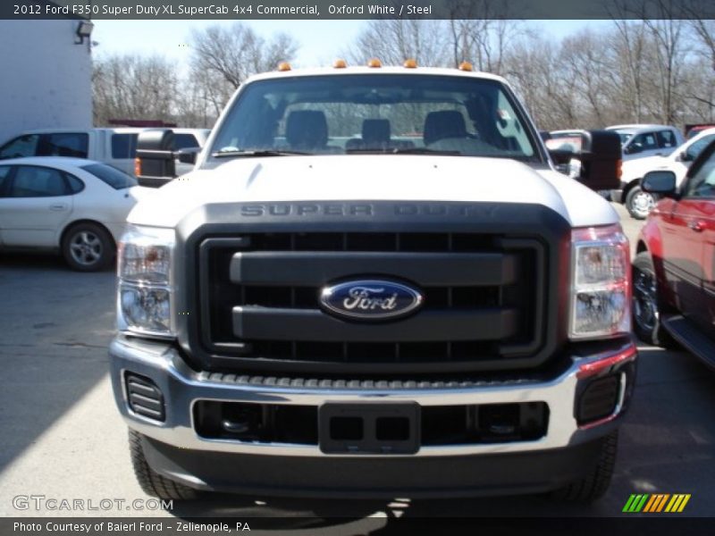 Oxford White / Steel 2012 Ford F350 Super Duty XL SuperCab 4x4 Commercial