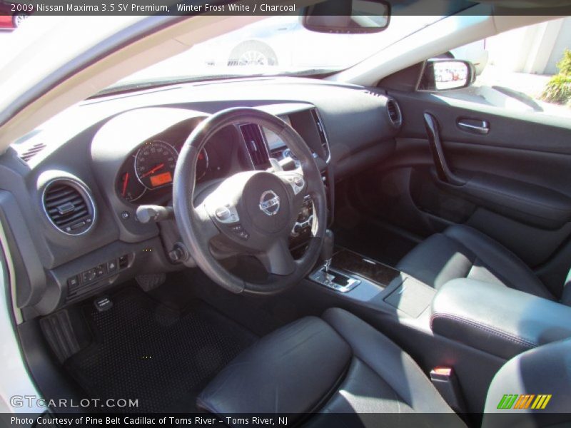 Winter Frost White / Charcoal 2009 Nissan Maxima 3.5 SV Premium