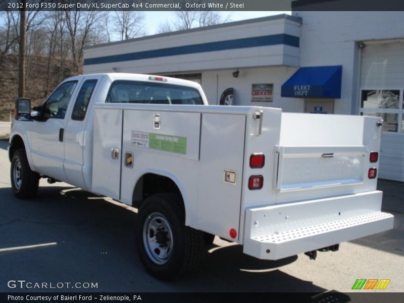Oxford White / Steel 2012 Ford F350 Super Duty XL SuperCab 4x4 Commercial