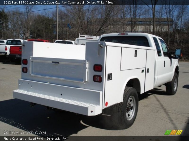 Oxford White / Steel 2012 Ford F350 Super Duty XL SuperCab 4x4 Commercial