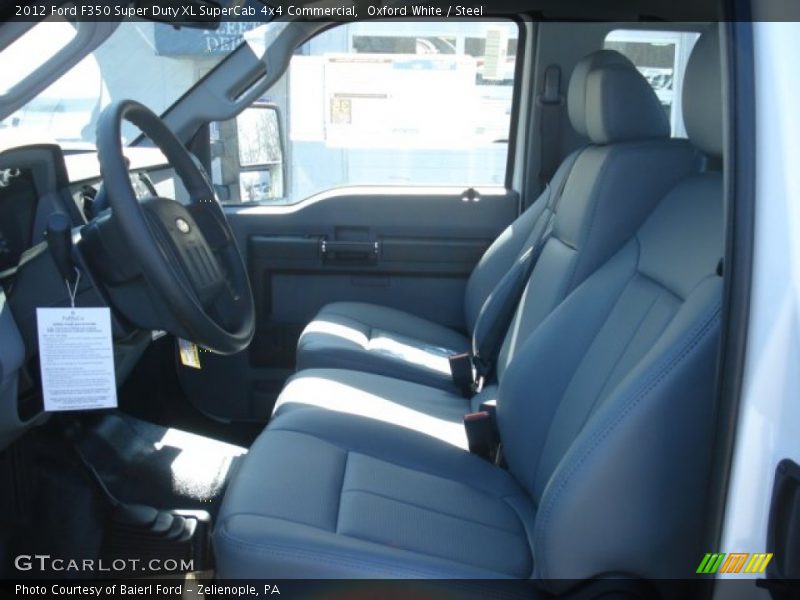 Oxford White / Steel 2012 Ford F350 Super Duty XL SuperCab 4x4 Commercial