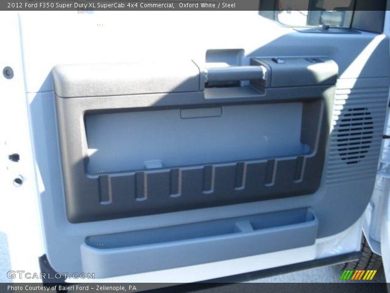 Oxford White / Steel 2012 Ford F350 Super Duty XL SuperCab 4x4 Commercial