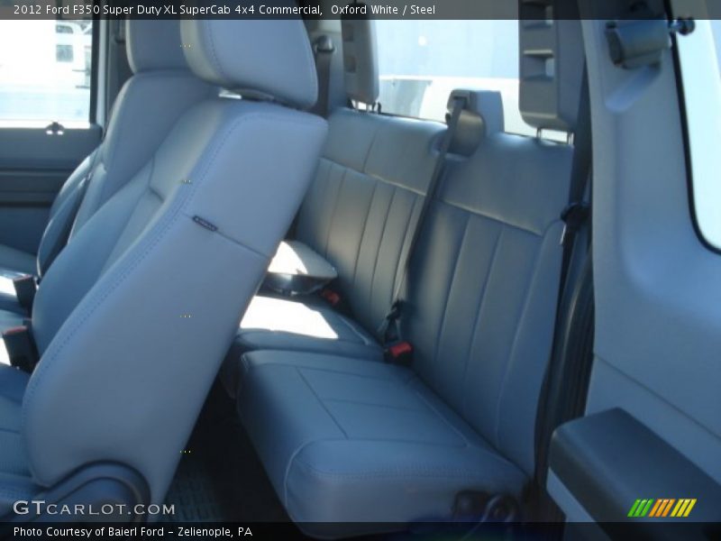 Oxford White / Steel 2012 Ford F350 Super Duty XL SuperCab 4x4 Commercial