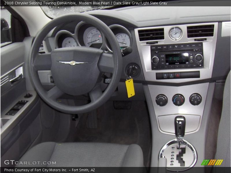 Modern Blue Pearl / Dark Slate Gray/Light Slate Gray 2008 Chrysler Sebring Touring Convertible