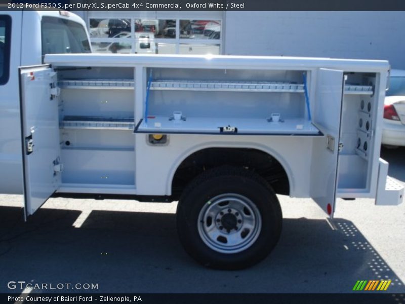 Oxford White / Steel 2012 Ford F350 Super Duty XL SuperCab 4x4 Commercial