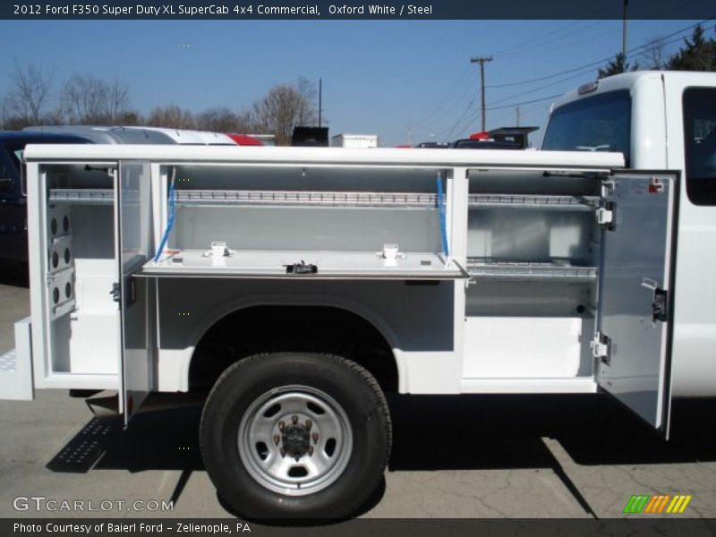 Oxford White / Steel 2012 Ford F350 Super Duty XL SuperCab 4x4 Commercial