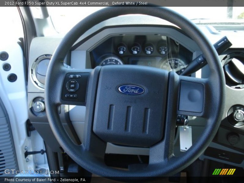 Oxford White / Steel 2012 Ford F350 Super Duty XL SuperCab 4x4 Commercial