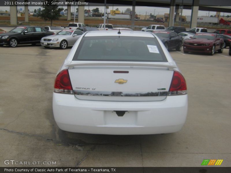 Summit White / Ebony 2011 Chevrolet Impala LT