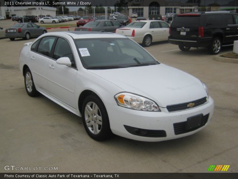 Summit White / Ebony 2011 Chevrolet Impala LT