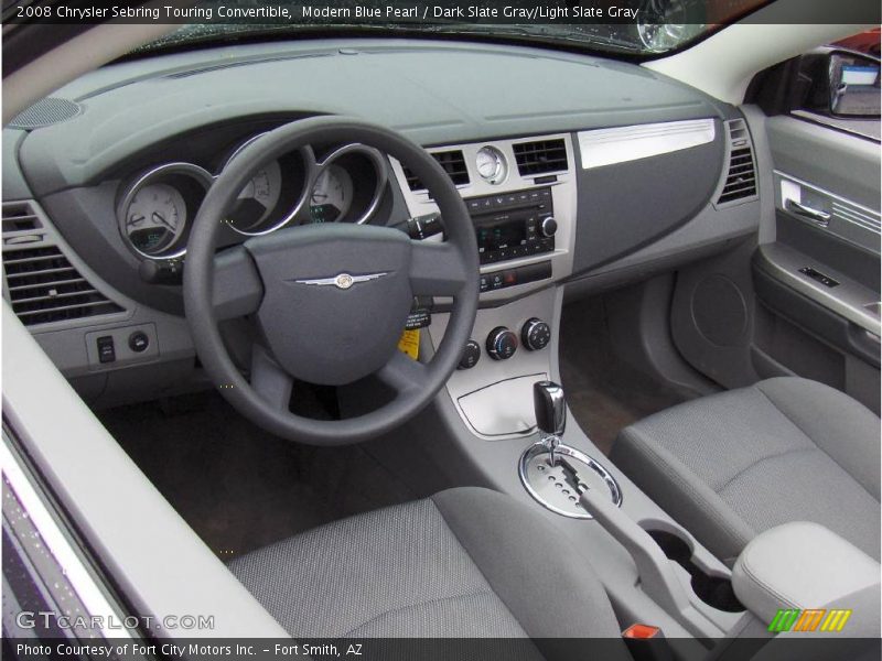 Modern Blue Pearl / Dark Slate Gray/Light Slate Gray 2008 Chrysler Sebring Touring Convertible