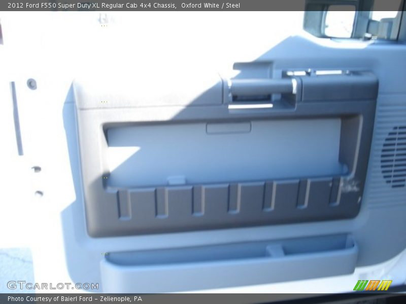 Oxford White / Steel 2012 Ford F550 Super Duty XL Regular Cab 4x4 Chassis