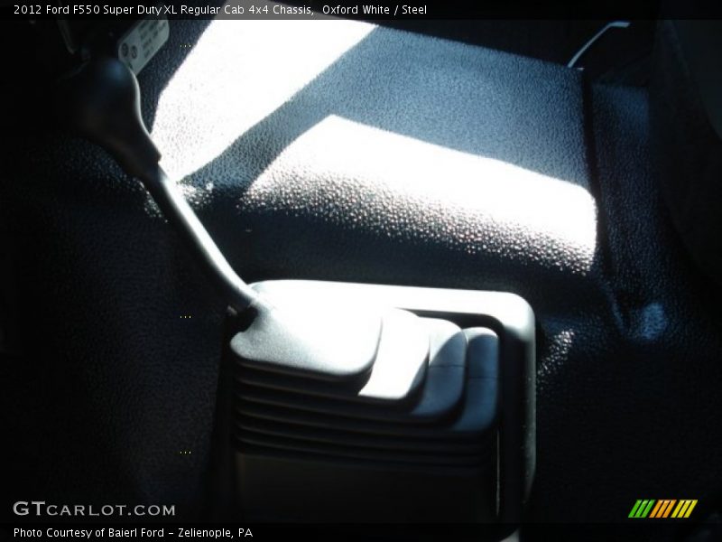 Oxford White / Steel 2012 Ford F550 Super Duty XL Regular Cab 4x4 Chassis