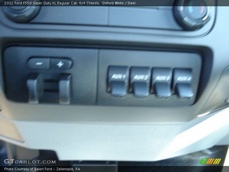 Oxford White / Steel 2012 Ford F550 Super Duty XL Regular Cab 4x4 Chassis