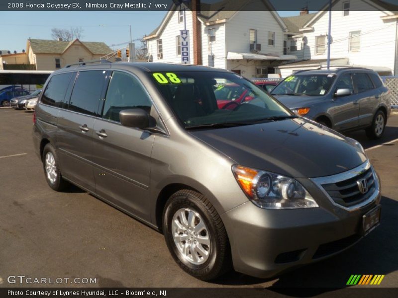 Nimbus Gray Metallic / Ivory 2008 Honda Odyssey EX