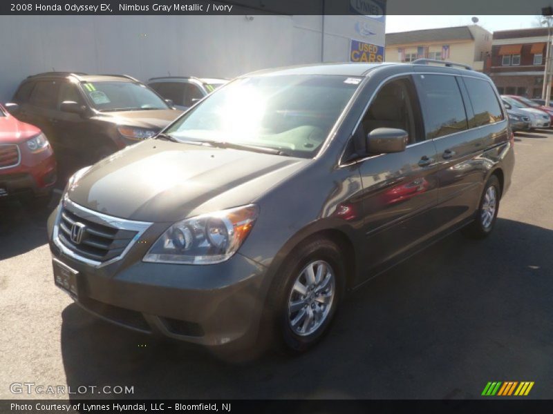Nimbus Gray Metallic / Ivory 2008 Honda Odyssey EX