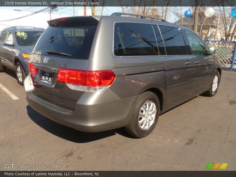Nimbus Gray Metallic / Ivory 2008 Honda Odyssey EX