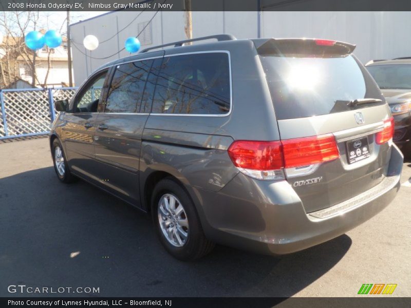 Nimbus Gray Metallic / Ivory 2008 Honda Odyssey EX