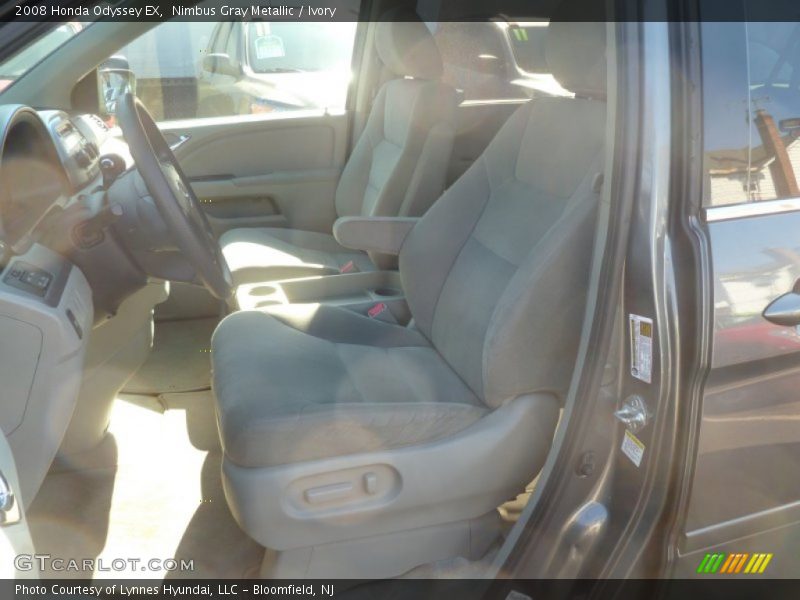 Nimbus Gray Metallic / Ivory 2008 Honda Odyssey EX