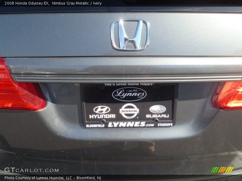 Nimbus Gray Metallic / Ivory 2008 Honda Odyssey EX