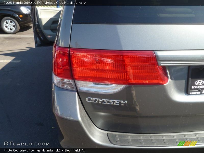 Nimbus Gray Metallic / Ivory 2008 Honda Odyssey EX