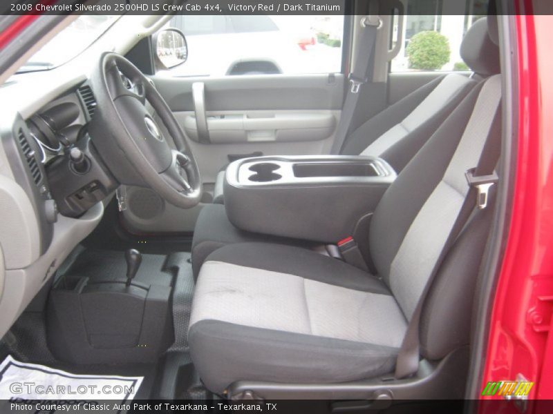 Victory Red / Dark Titanium 2008 Chevrolet Silverado 2500HD LS Crew Cab 4x4