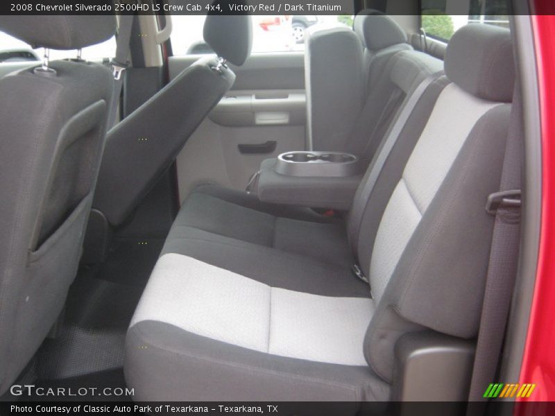 Victory Red / Dark Titanium 2008 Chevrolet Silverado 2500HD LS Crew Cab 4x4