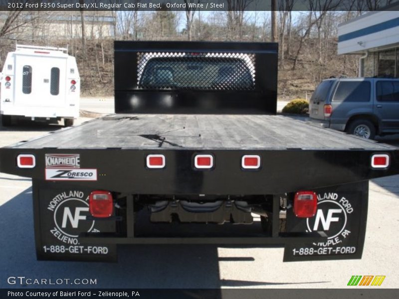 Oxford White / Steel 2012 Ford F350 Super Duty XL Regular Cab Flat Bed