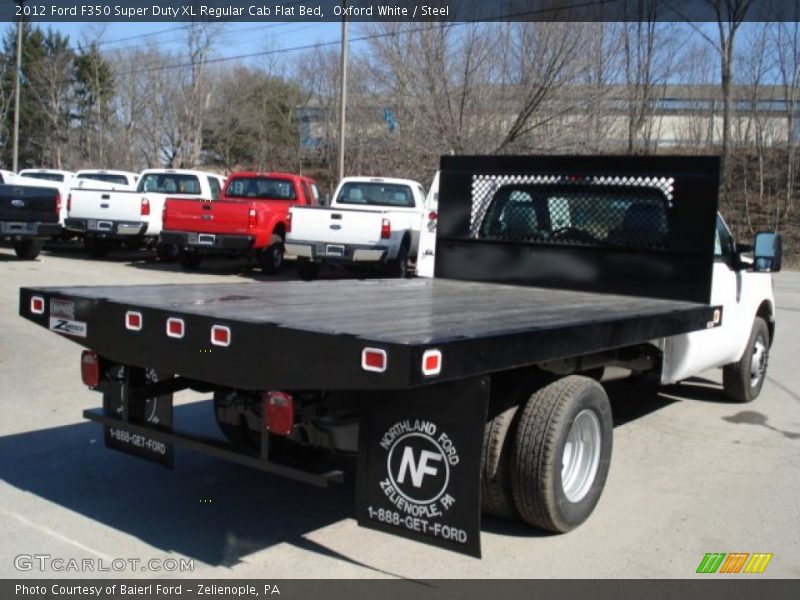 Oxford White / Steel 2012 Ford F350 Super Duty XL Regular Cab Flat Bed