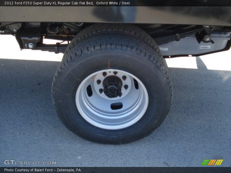 Oxford White / Steel 2012 Ford F350 Super Duty XL Regular Cab Flat Bed