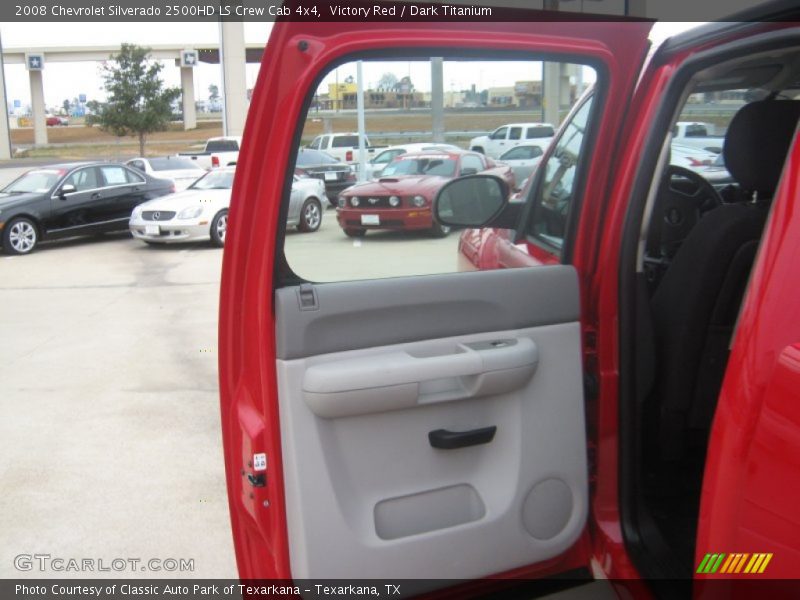 Victory Red / Dark Titanium 2008 Chevrolet Silverado 2500HD LS Crew Cab 4x4