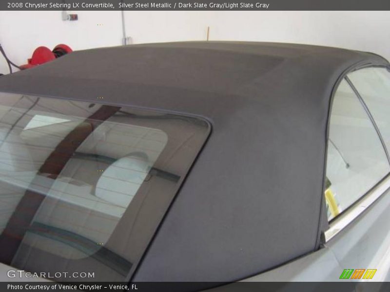 Silver Steel Metallic / Dark Slate Gray/Light Slate Gray 2008 Chrysler Sebring LX Convertible