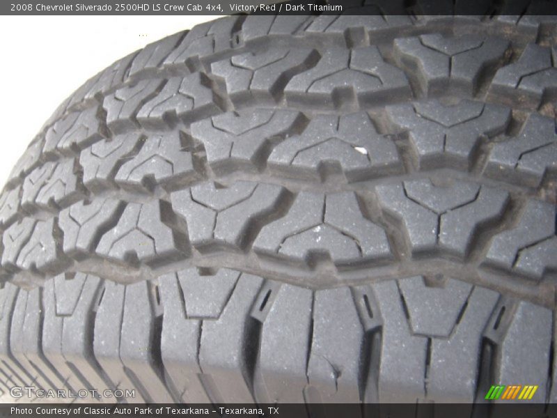Victory Red / Dark Titanium 2008 Chevrolet Silverado 2500HD LS Crew Cab 4x4