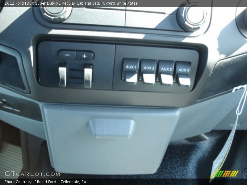 Oxford White / Steel 2012 Ford F350 Super Duty XL Regular Cab Flat Bed