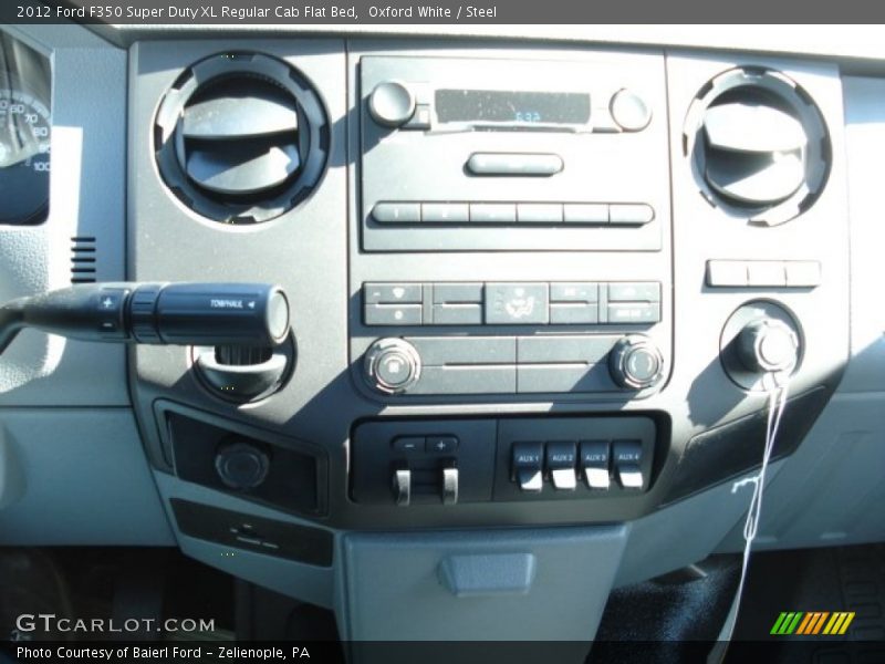 Oxford White / Steel 2012 Ford F350 Super Duty XL Regular Cab Flat Bed