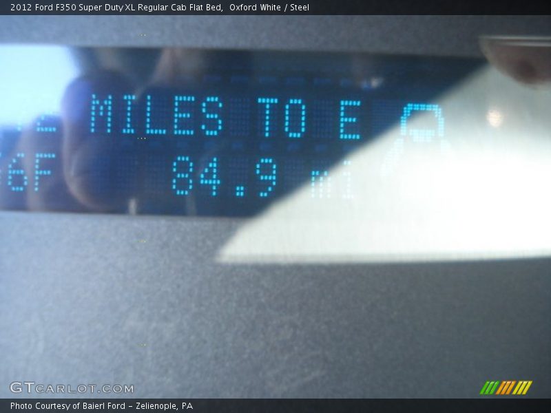 Oxford White / Steel 2012 Ford F350 Super Duty XL Regular Cab Flat Bed